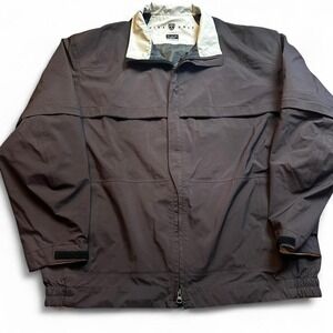 Nikegolf Storm-Fit Jacket Men's large brown full Zip Longsleeve Activewear